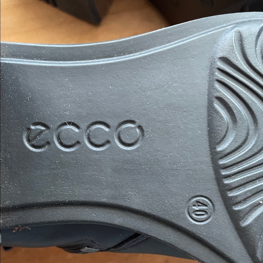 ECCO SHAPE 35 SARTORELLE Black Leather Hydro Max Ankle Boots size 40 - Picture 9 of 12